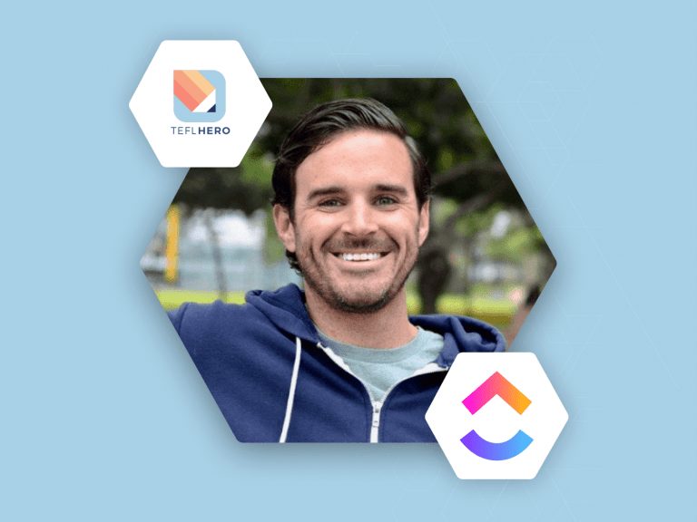 Quincy TEFL Hero ClickUp Blog