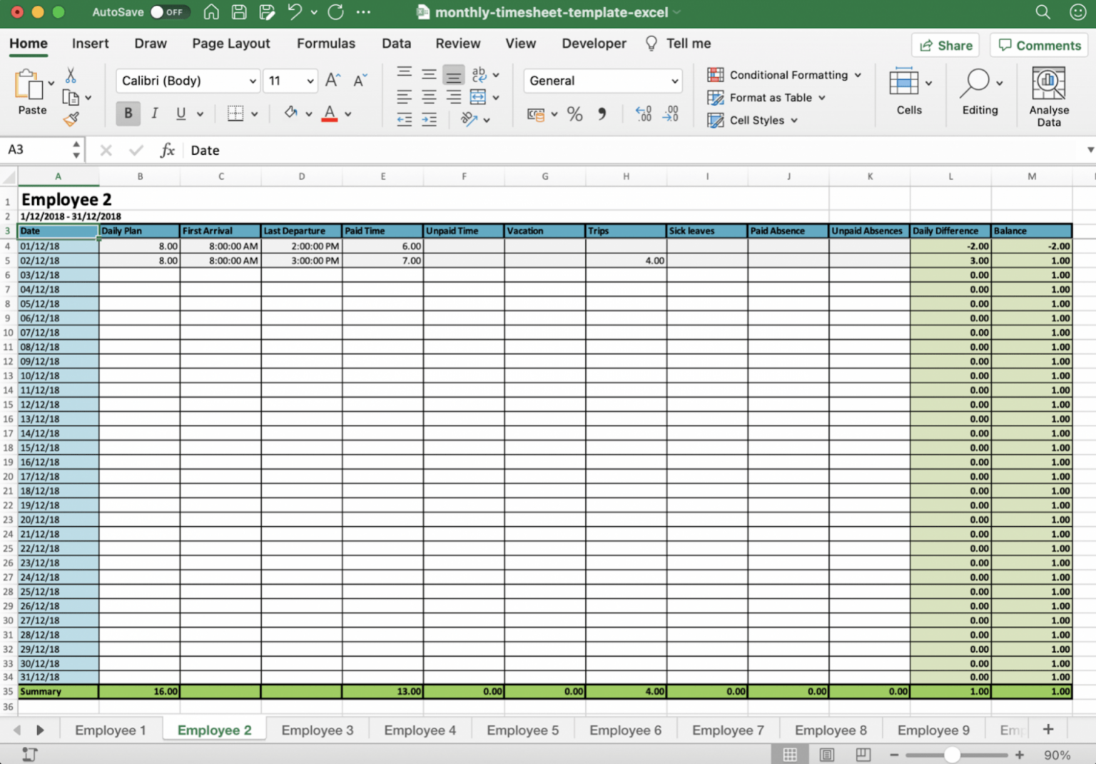 How To Create a Timesheet in Excel (Guide with Templates) ClickUp