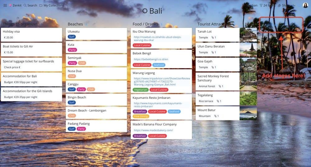 tablero Kanban personal