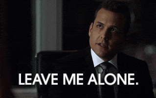 leave me alone harvey specter suits gif