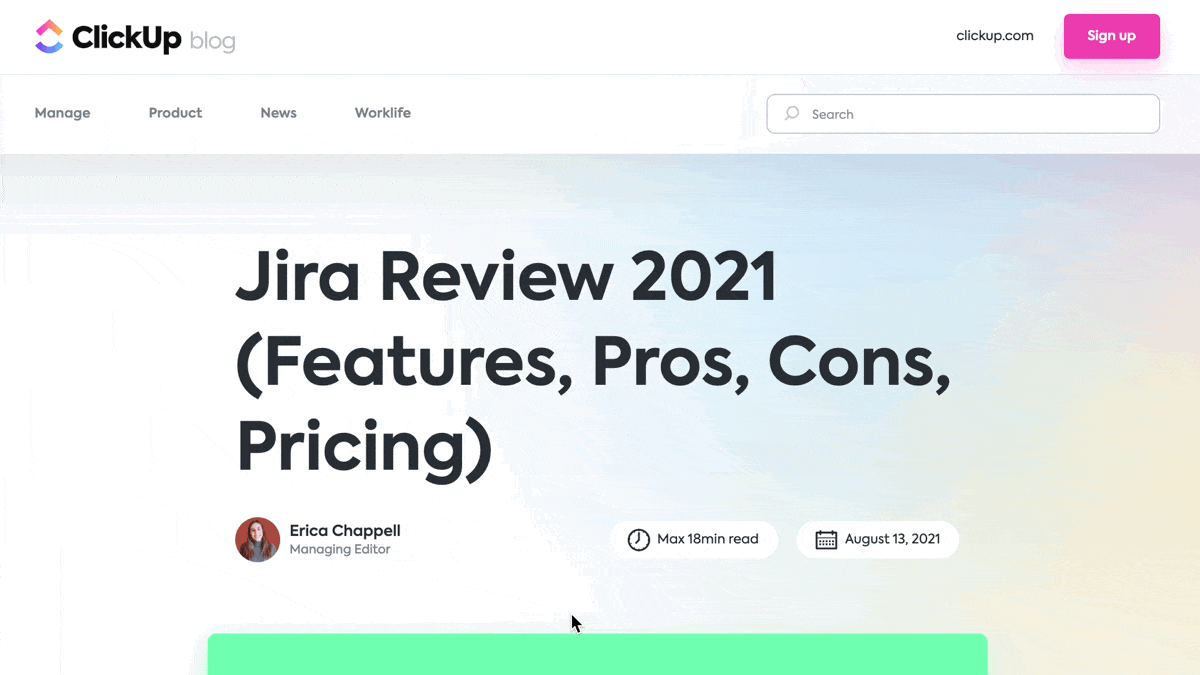 Jira Review ClickUp Blog
