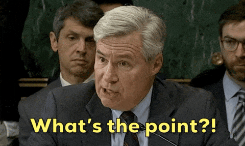 Politician gif what's the point