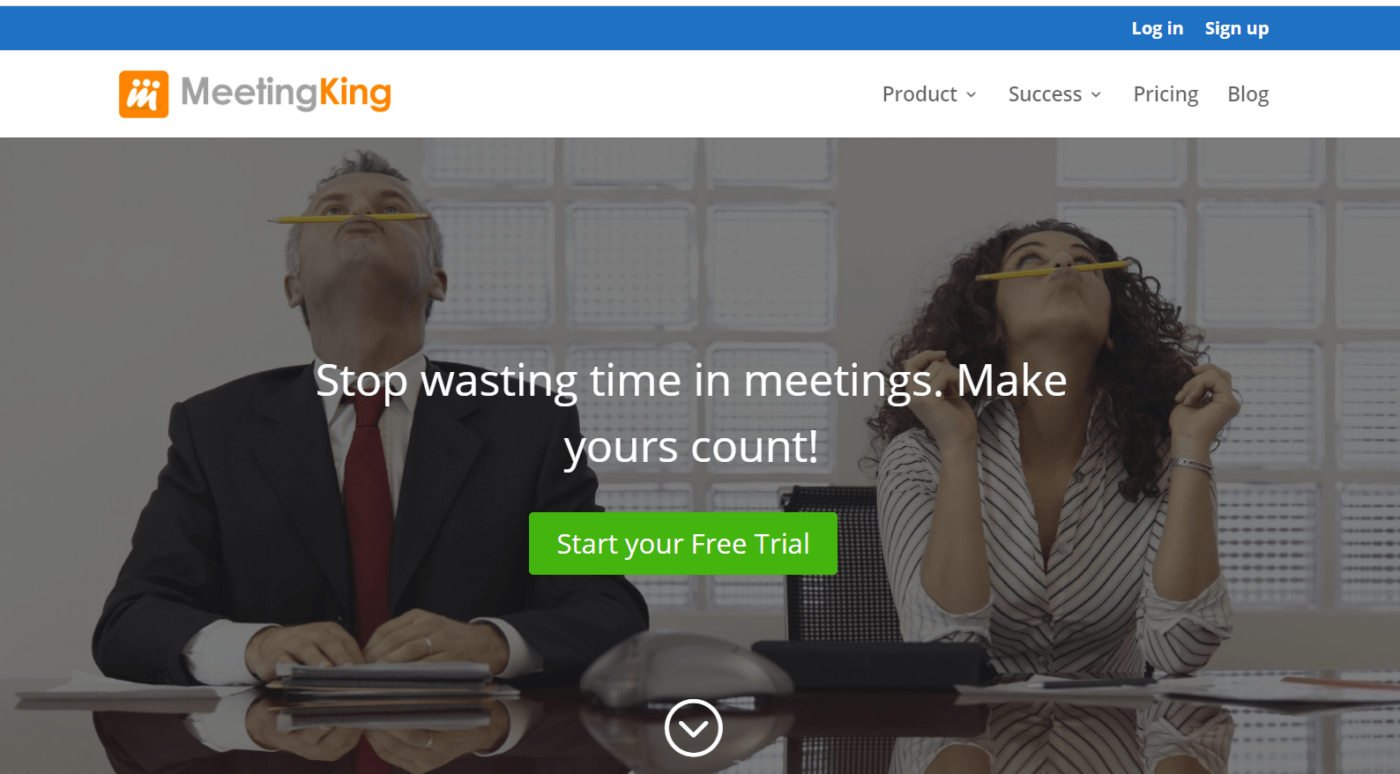 MeetingKing home page