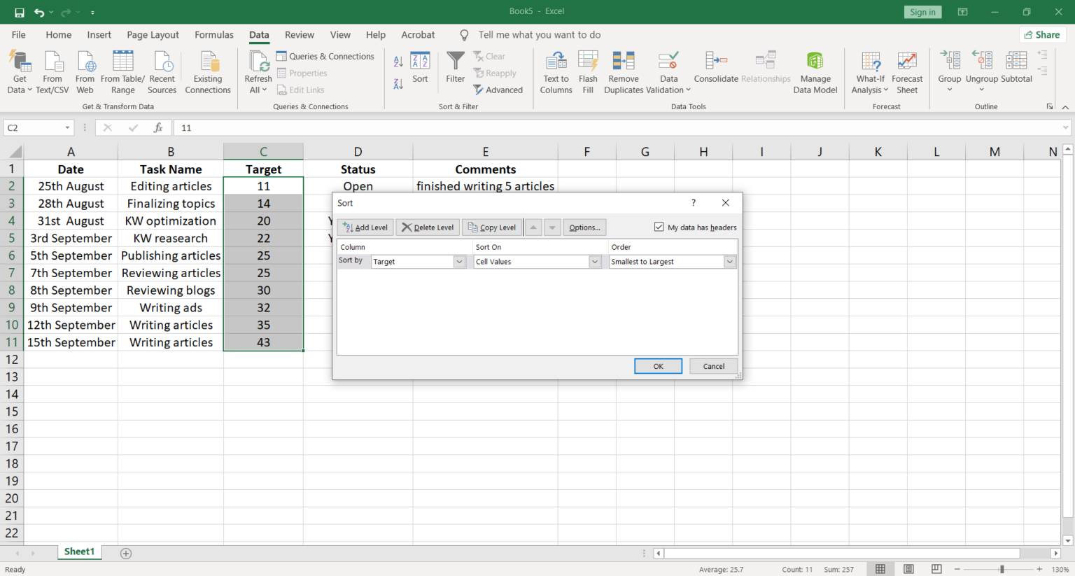 How To Create a To Do List in Excel (With Templates) | ClickUp