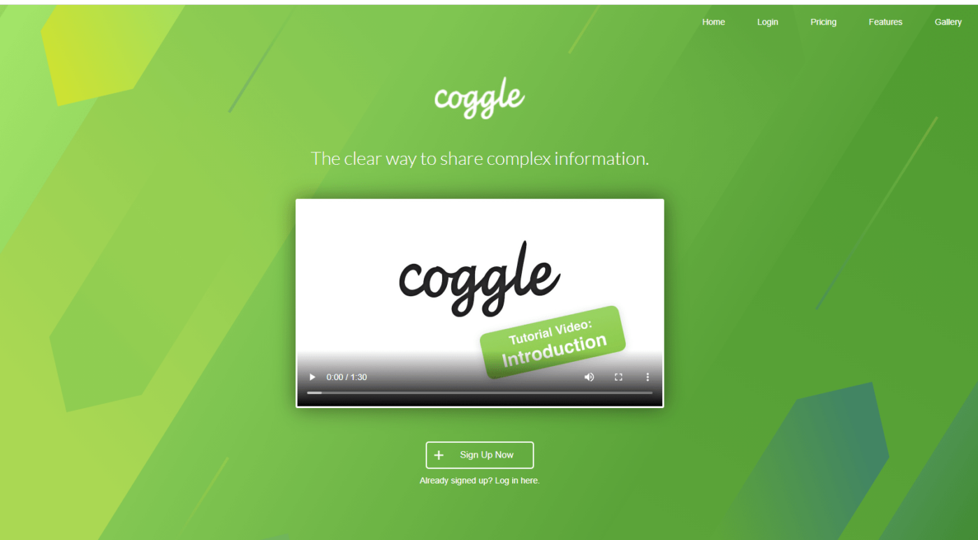 Coggle home page