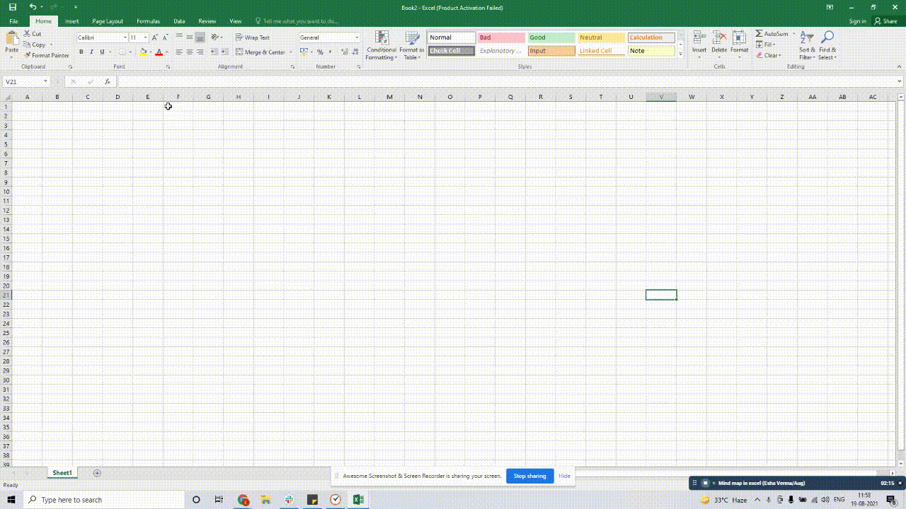 Using SmartArt in Excel