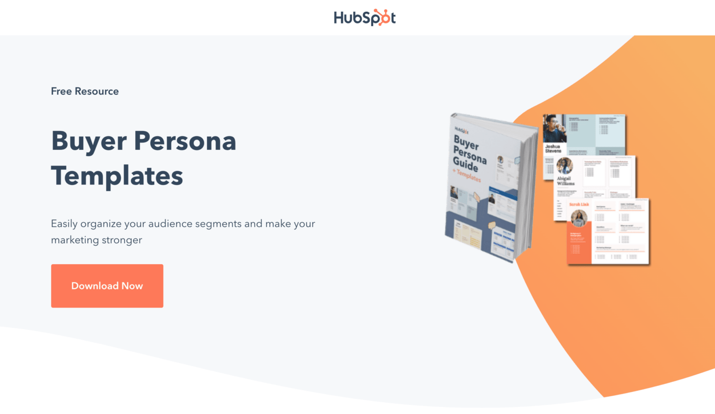 Modelo de persona de comprador da HubSpot para avaliar o cenário do mercado