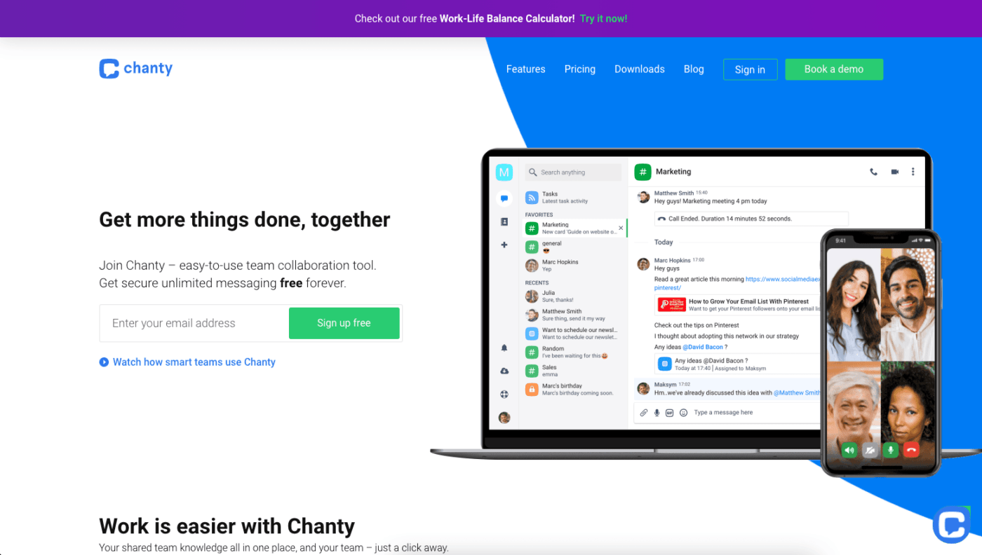 alternatywa chanty Microsoft Teams