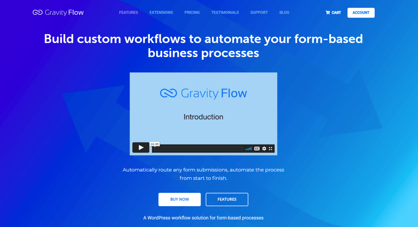 gravity flow homepage