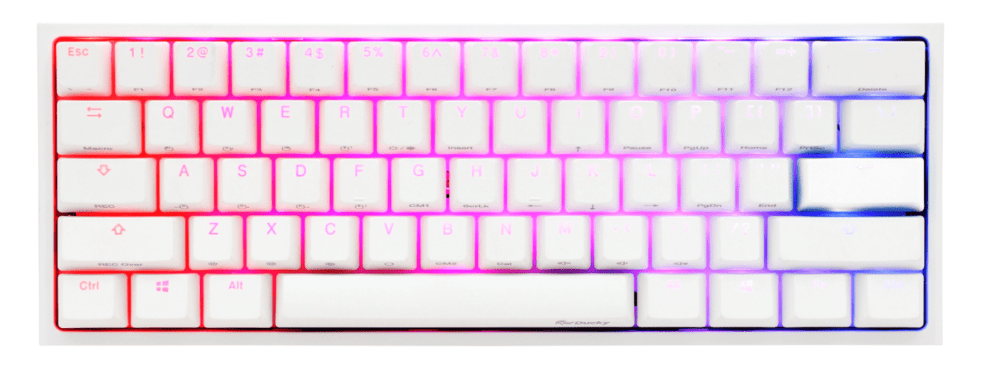 Os teclados mecânicos se iluminam com o pressionamento de suas teclas e fazem um clique satisfatório