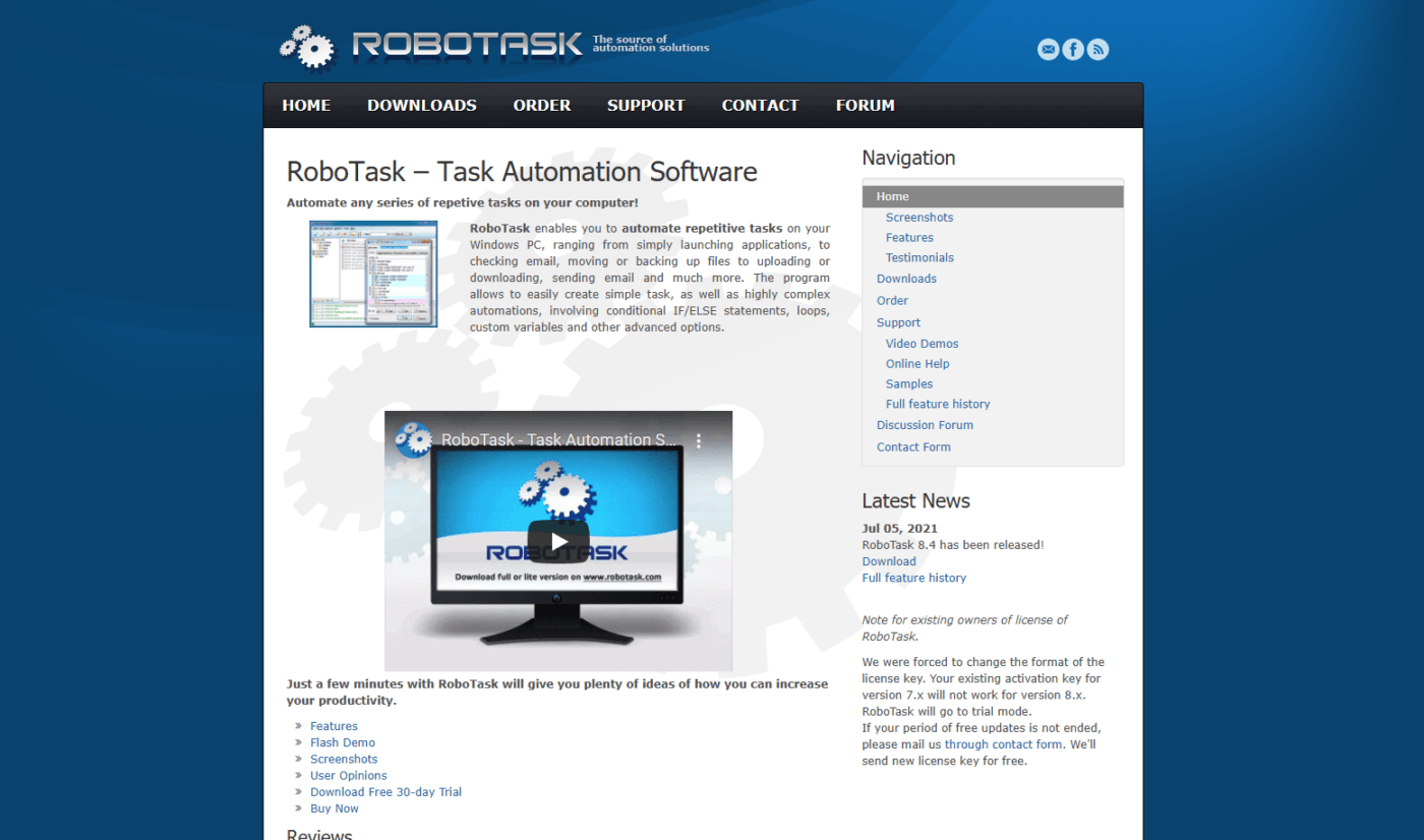 robotask homepage