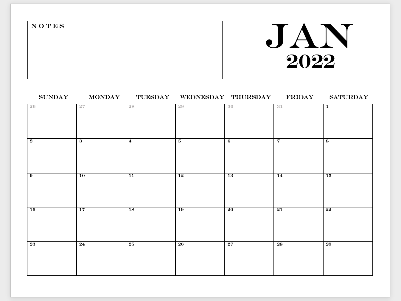 calendar template for microsoft word 2007