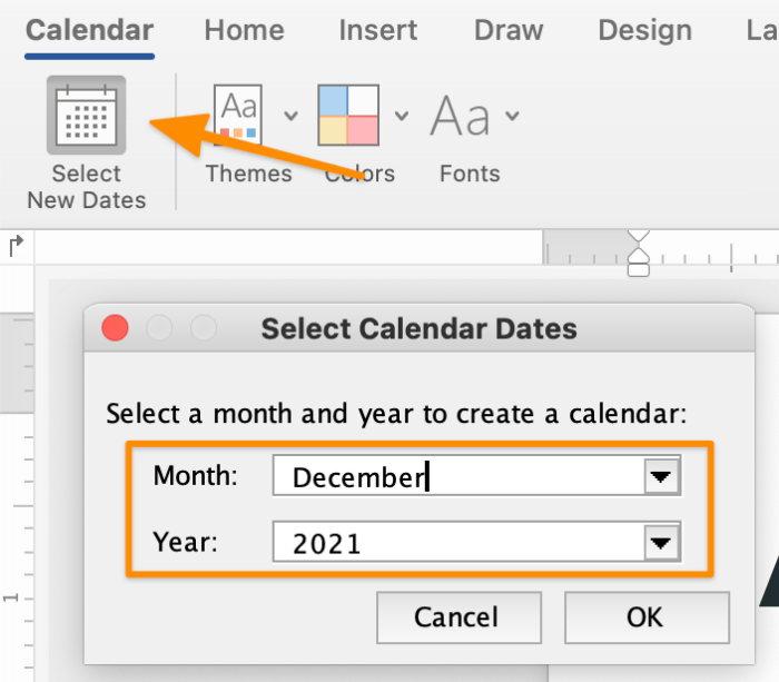 Is There A Calendar Template In Microsoft Word 