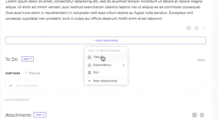 CRM Relationships Task gif