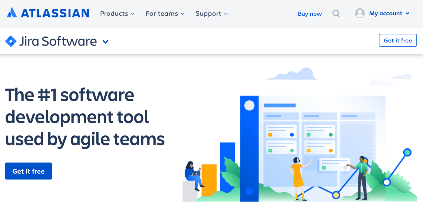 homepage di Jira