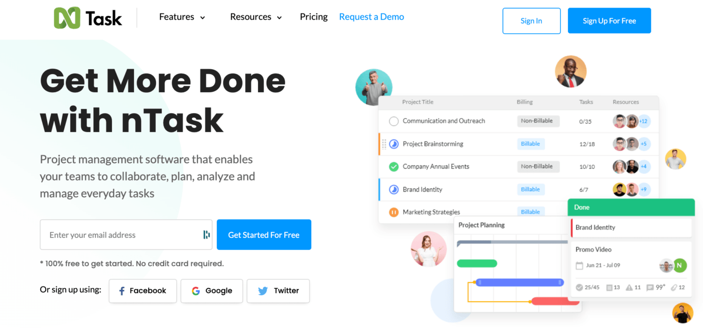 ntask-Homepage