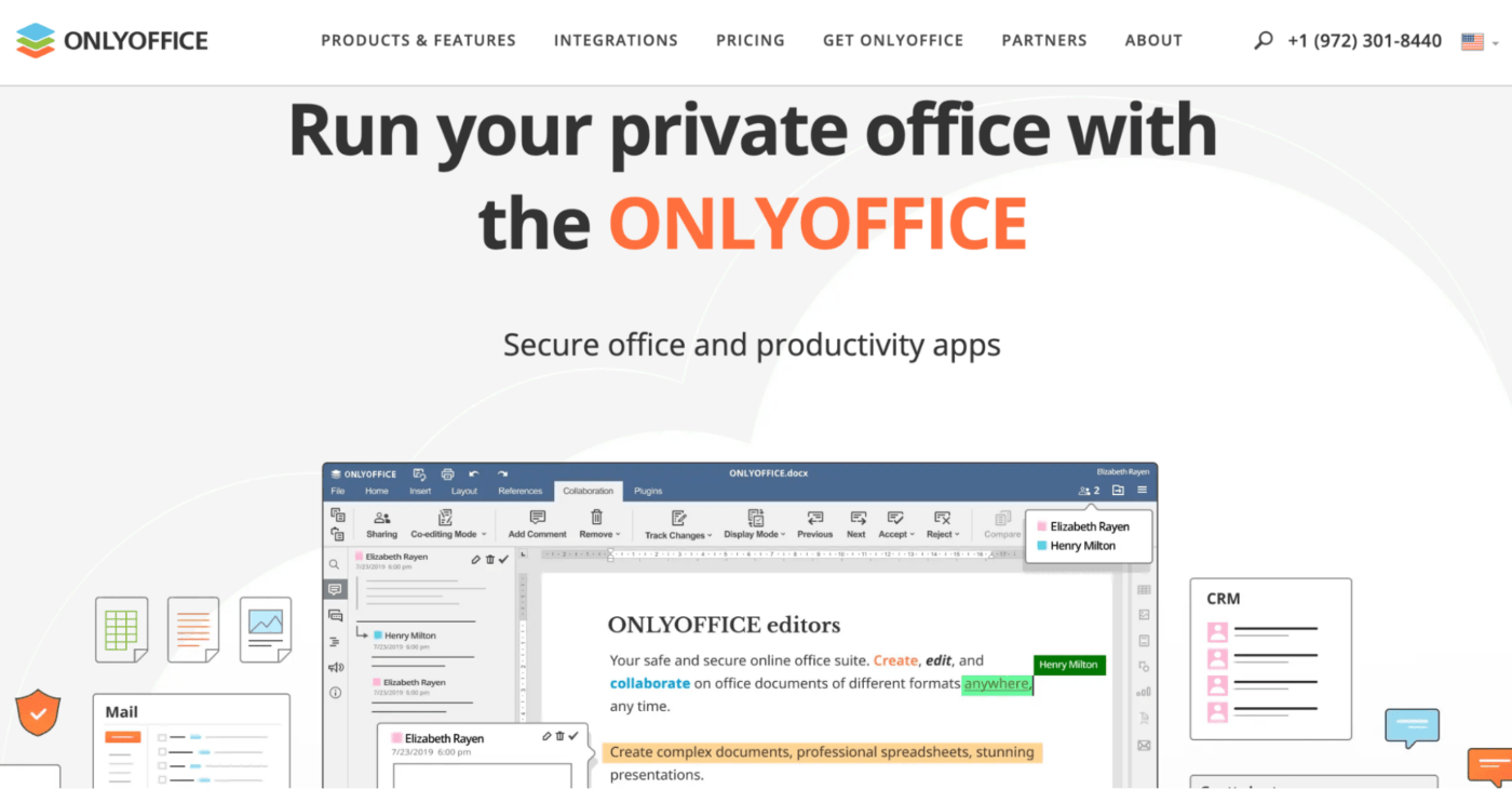 onlyoffice homepage