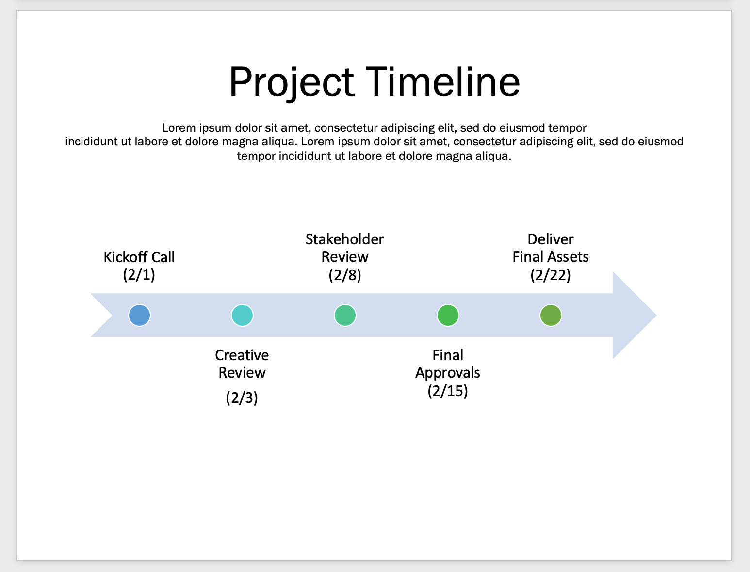 How To Make A Timeline In Word