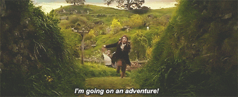 the hobbit im going on an adventure gif