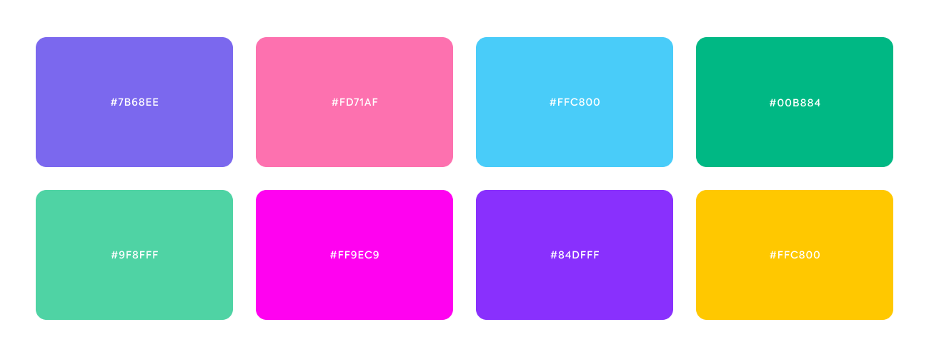 clickup color palette for project design