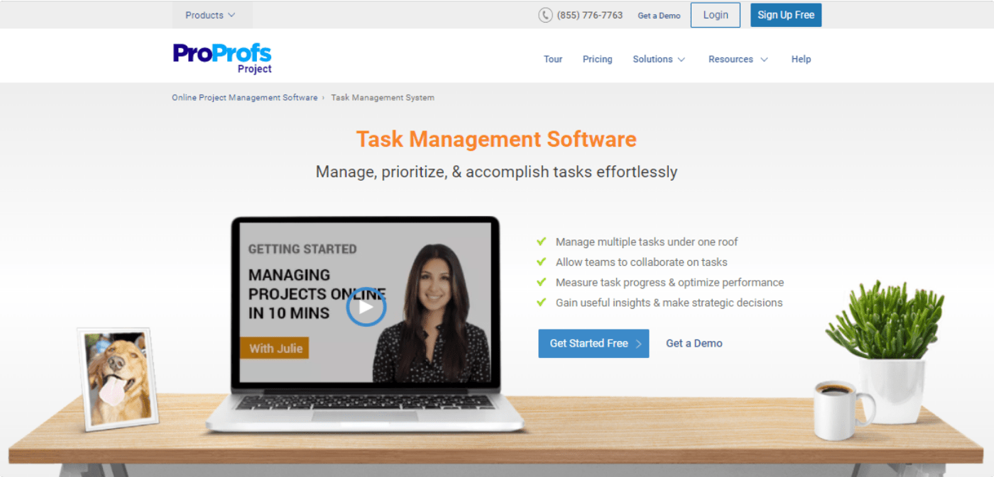 Proprofs project task management software
