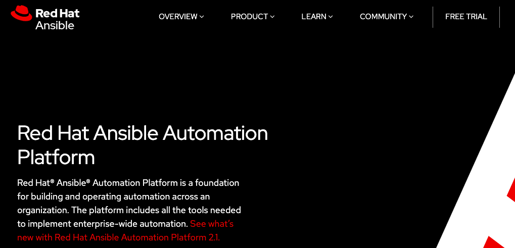 Ansible release management homepage