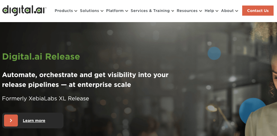 Digital.ai Release management homepage