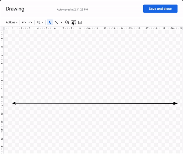 Google Docs adding text