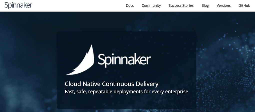 Homepage der Spinnaker-Freigabeverwaltung