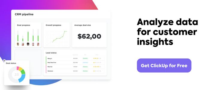 CRM Dashboard CTA