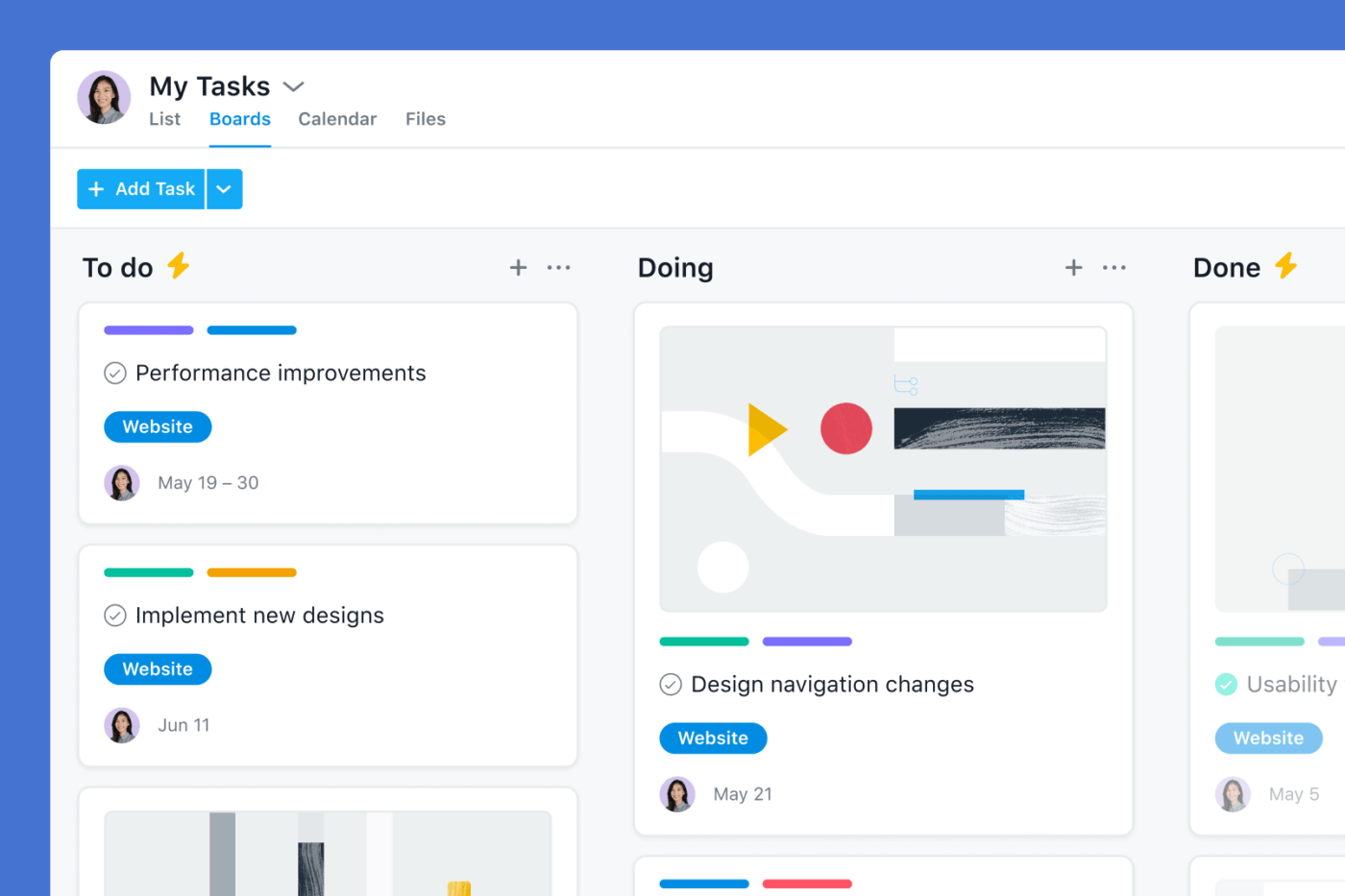 Asana マーケティングプロジェクト管理ソフトウェア例