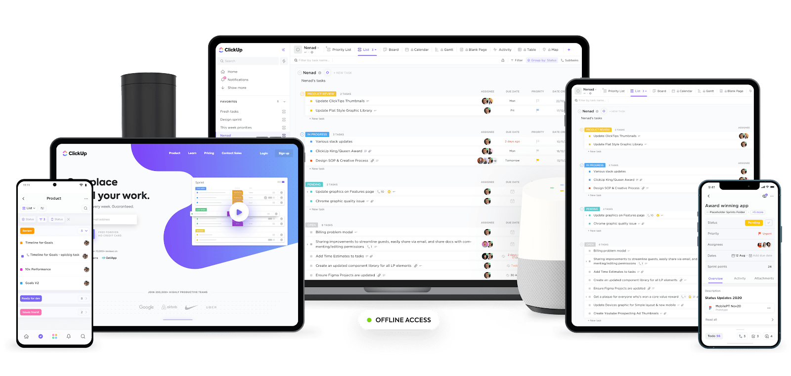 ClickUp: control de tiempo