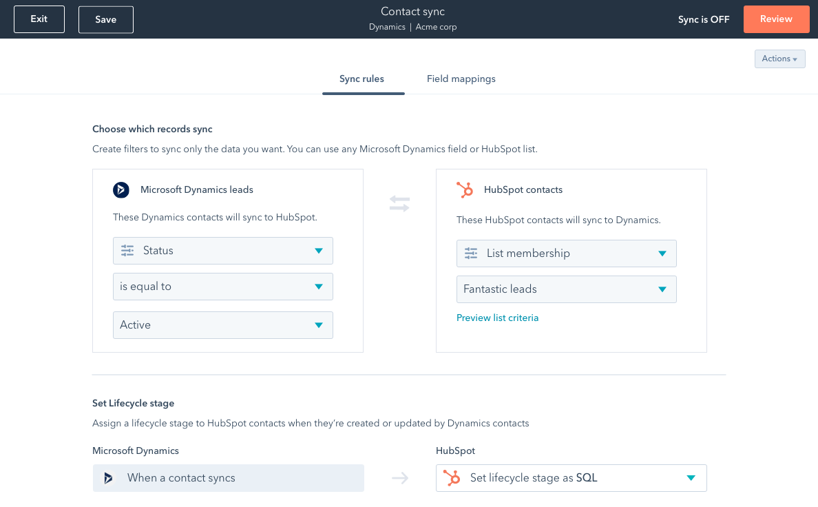 gerenciamento de projetos da hubspot