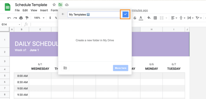 How To Make A Schedule On Google Sheets (With Templates) | ClickUp