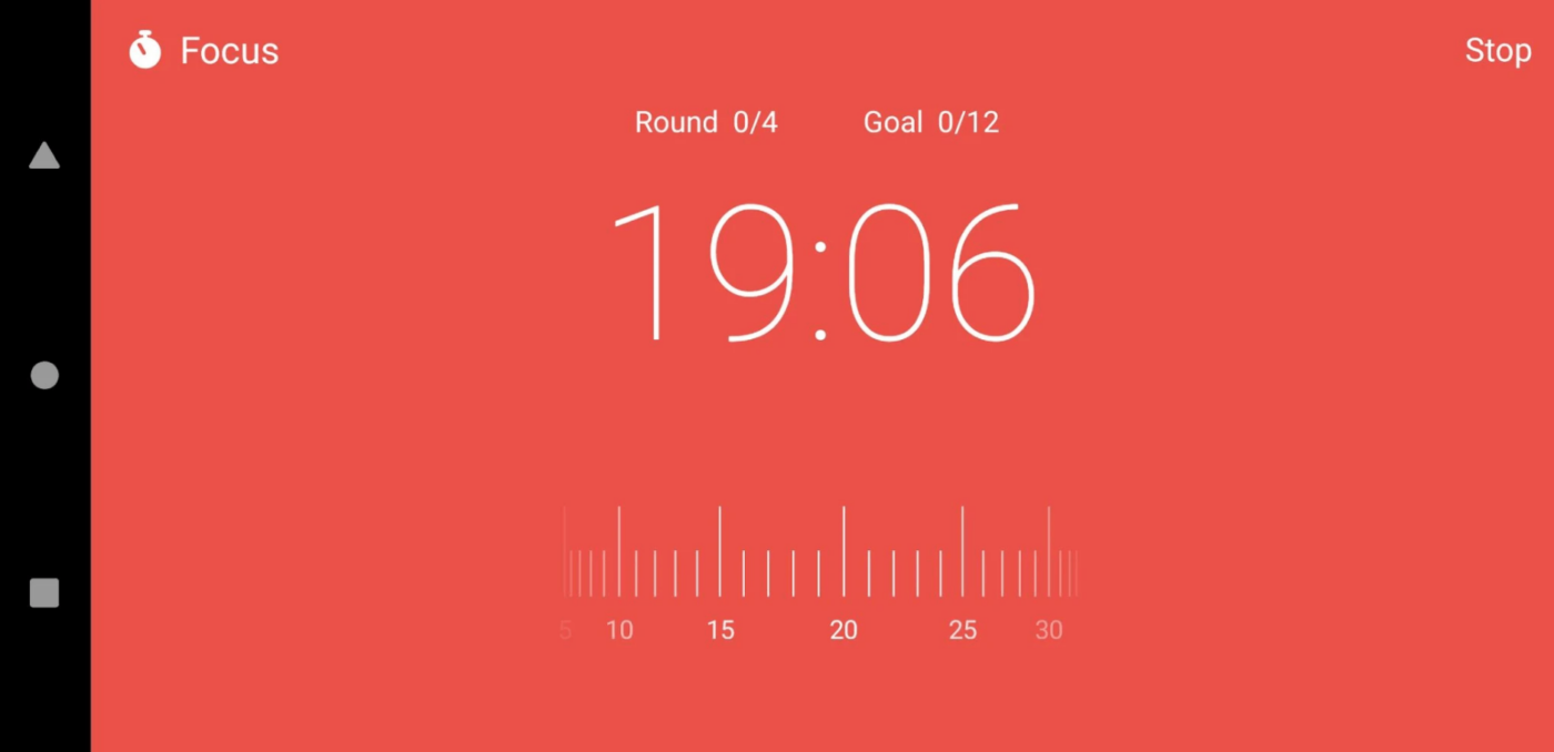 focus keeper pomodoro application