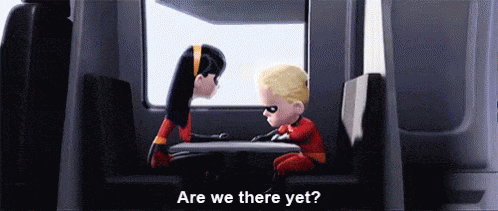 The Incredibles are we there yet scene
