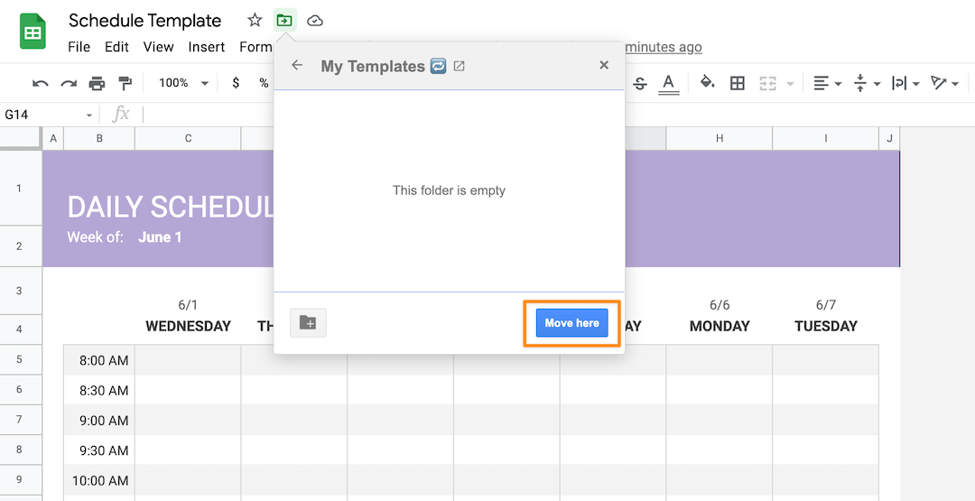 google docs scheduling tool