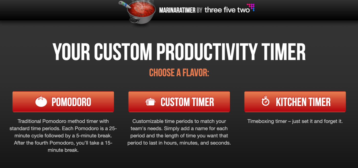 marinara timer app