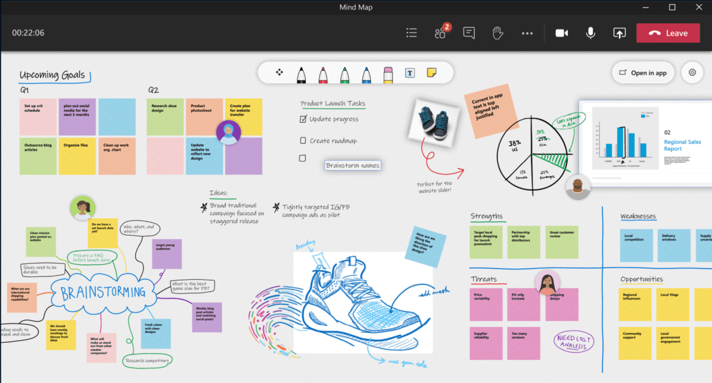 Microsoft Whiteboards