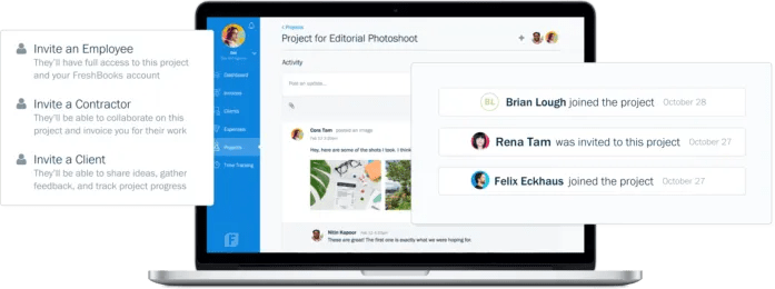 freshbooks gestion d'entreprise