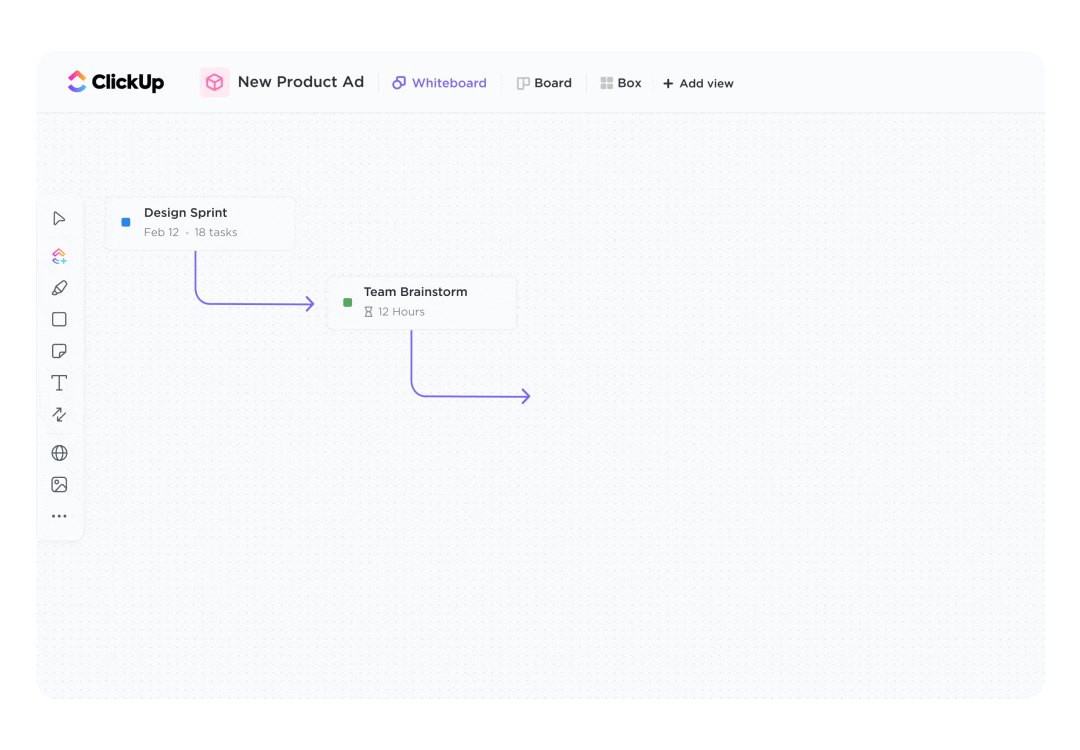 ClickUp Whiteboards