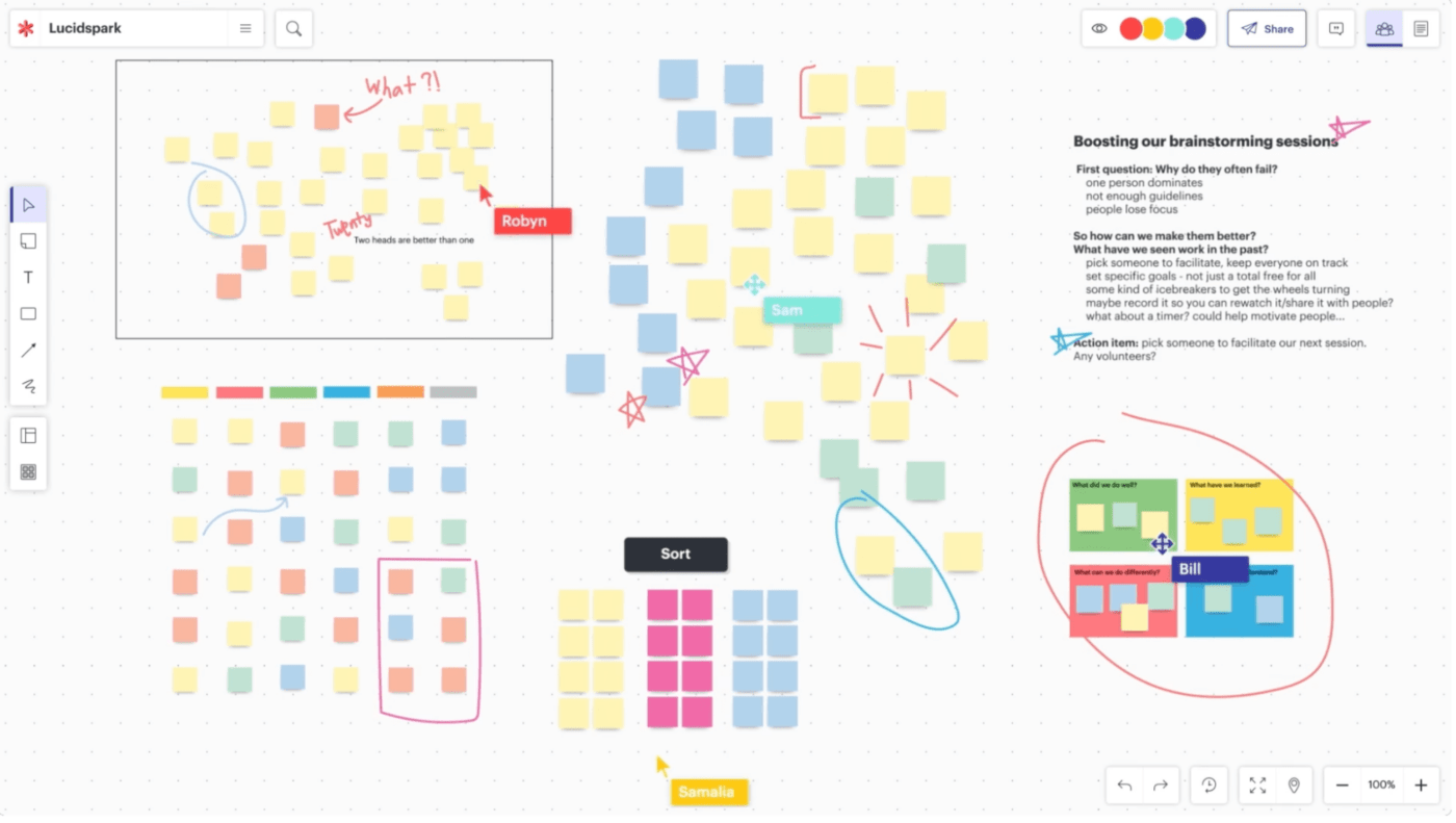 Lucidspark digital whiteboards