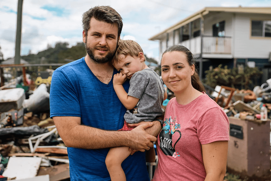 ABC News reporting emergency rescue in South Lismore