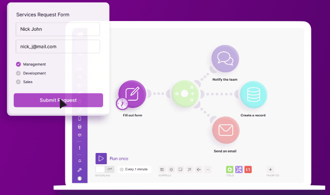 make integration with front