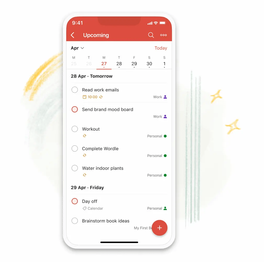 TickTick vs Todoist : L'application mobile Todoist