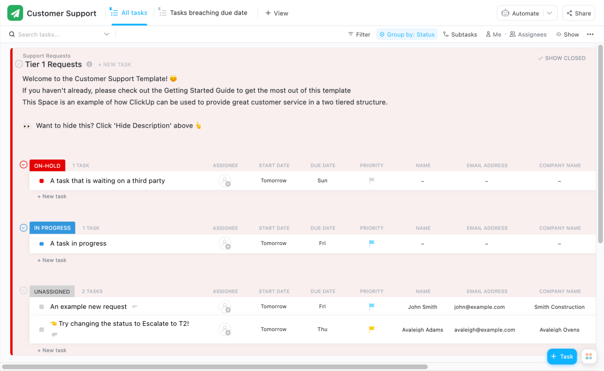 Erfassen Sie wichtige Informationen von Ihren Kunden mit einem integrierten Formular zur Nachverfolgung von Feedback!  