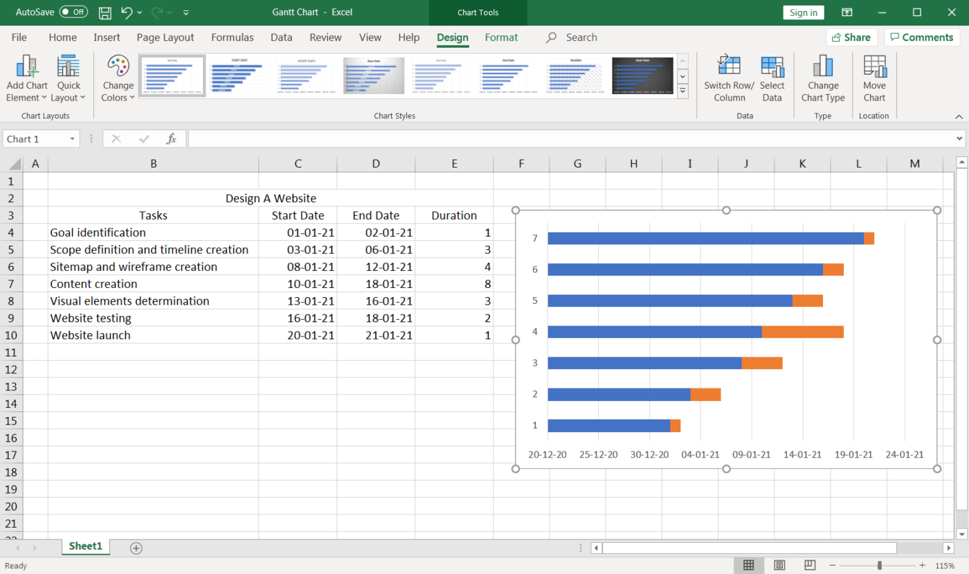 feuille de calcul excel