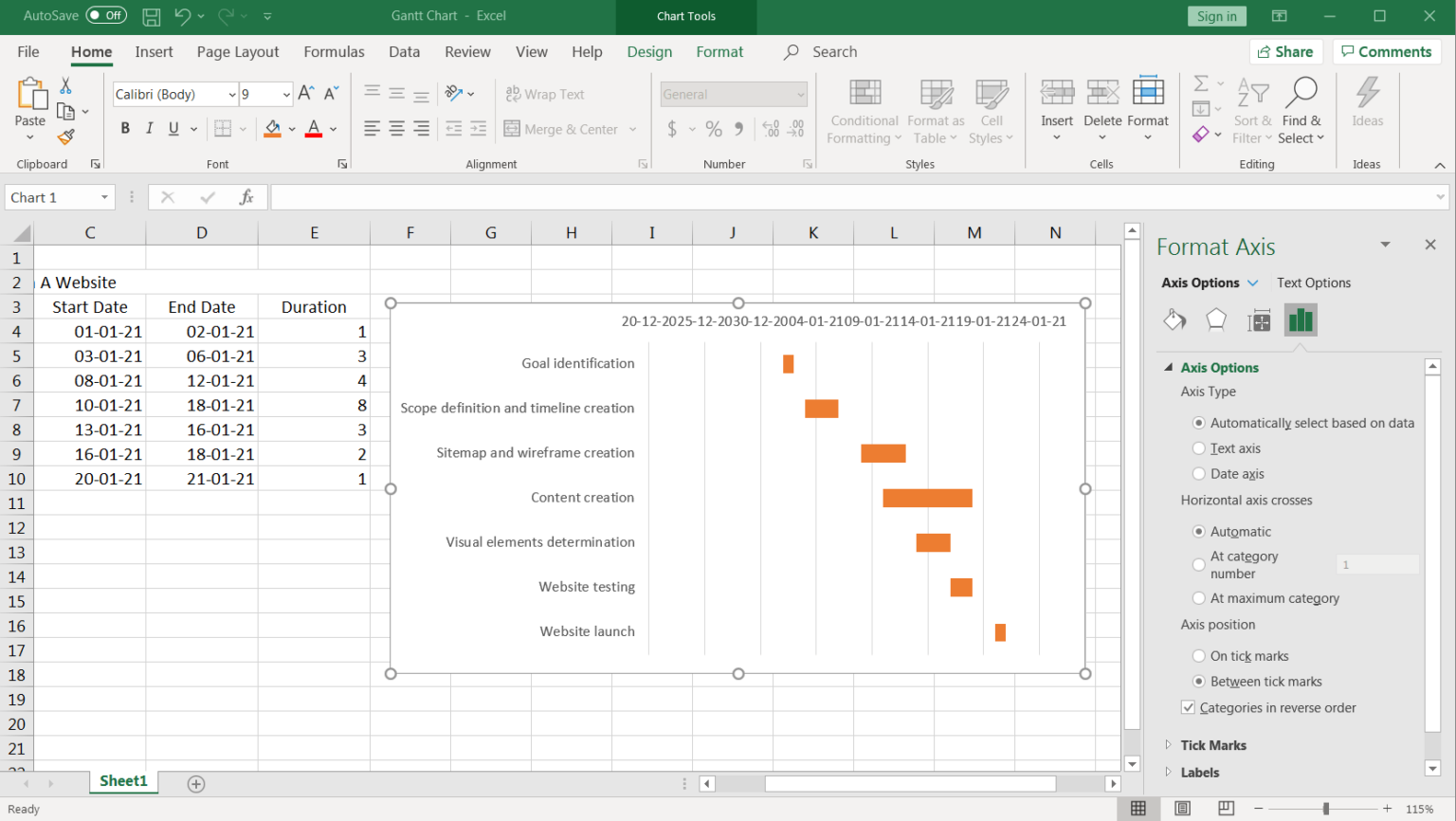 How To Make A Gantt Chart In Excel? (With Templates!) | ClickUp