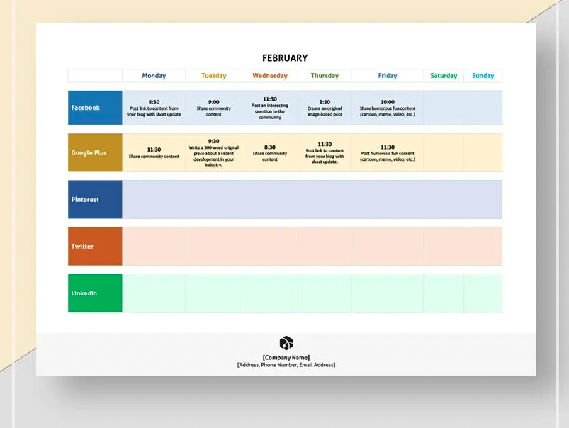 10 Free Content Calendar Templates in Excel, Sheets, and ClickUp 2023