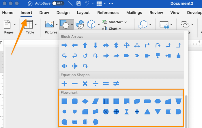 How to Make a Flowchart in Microsoft Word | ClickUp